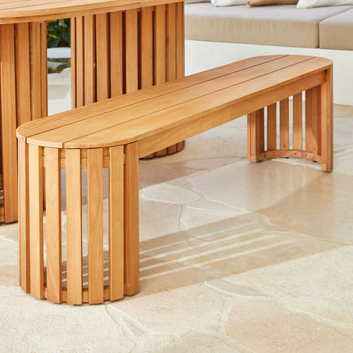 3 SEATER FORME OUTDOOR DINING BENCH