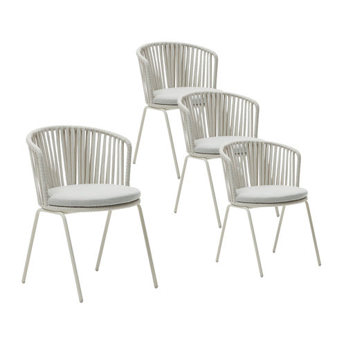 SALMI OUTDOOR DINING CHAIRS (SET OF 4)