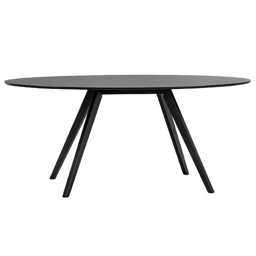 6 SEATER FINN OVAL DINING TABLE & CHAIR SET