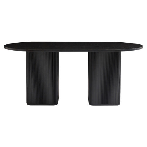 CHANDNI RIBBED 180CM DINING TABLE HB0047