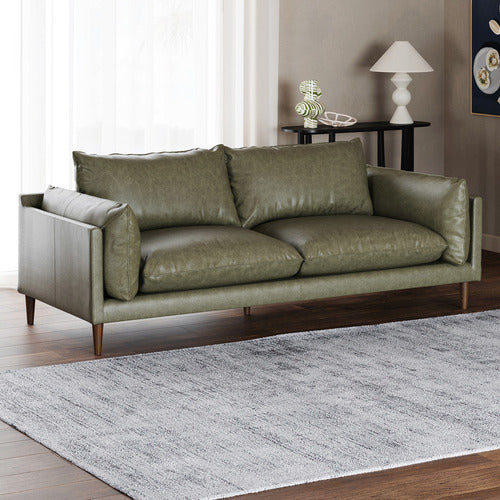 TERRY 3 SEATER GENUINE LEATHER SOFA HB0040