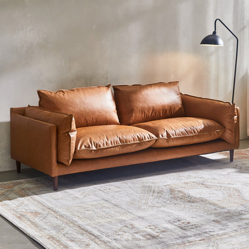 TERRY 3 SEATER GENUINE LEATHER SOFA HB0040