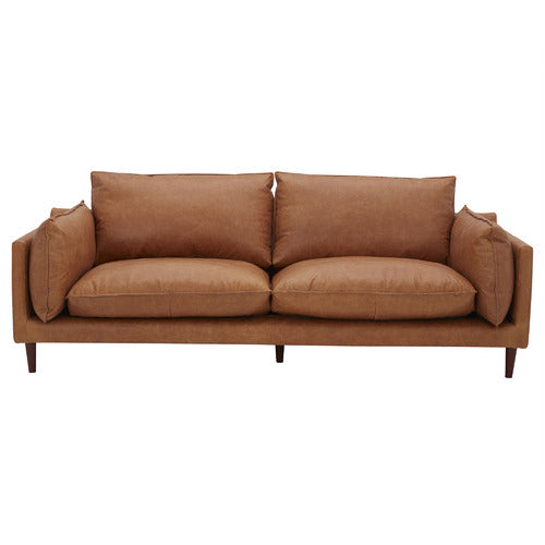 TERRY 3 SEATER GENUINE LEATHER SOFA HB0040